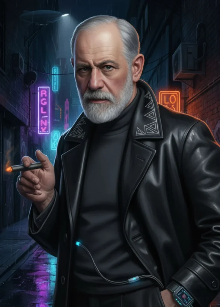 A new style of Sigmund Freud by subli genius print (sagheer) (1)