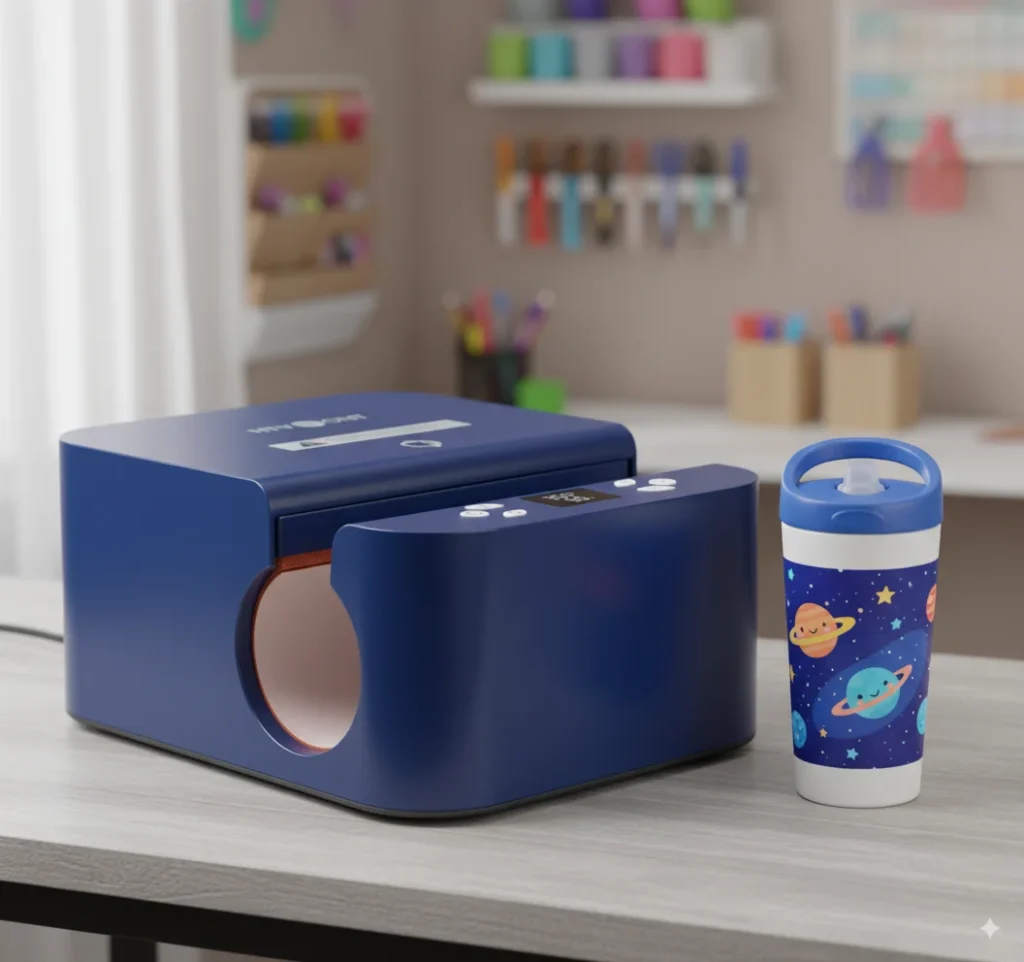 A head press machine for tumbler with sippy cup