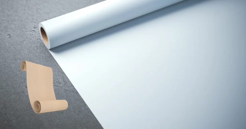 A plain sublimation paper.