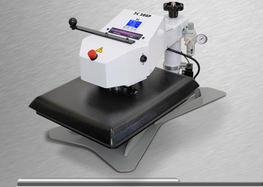 A Digital Knight 16x20 Air Operated & with Digital Controller (automatic) Swing-Away Press
