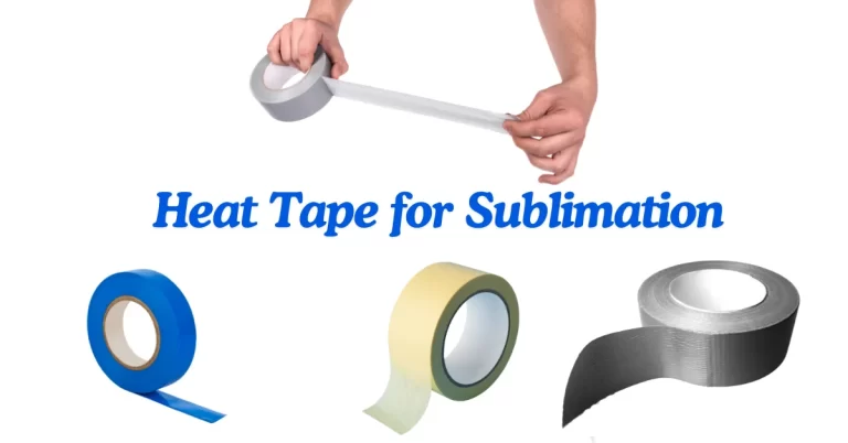 heat tapes for sublimation and text.