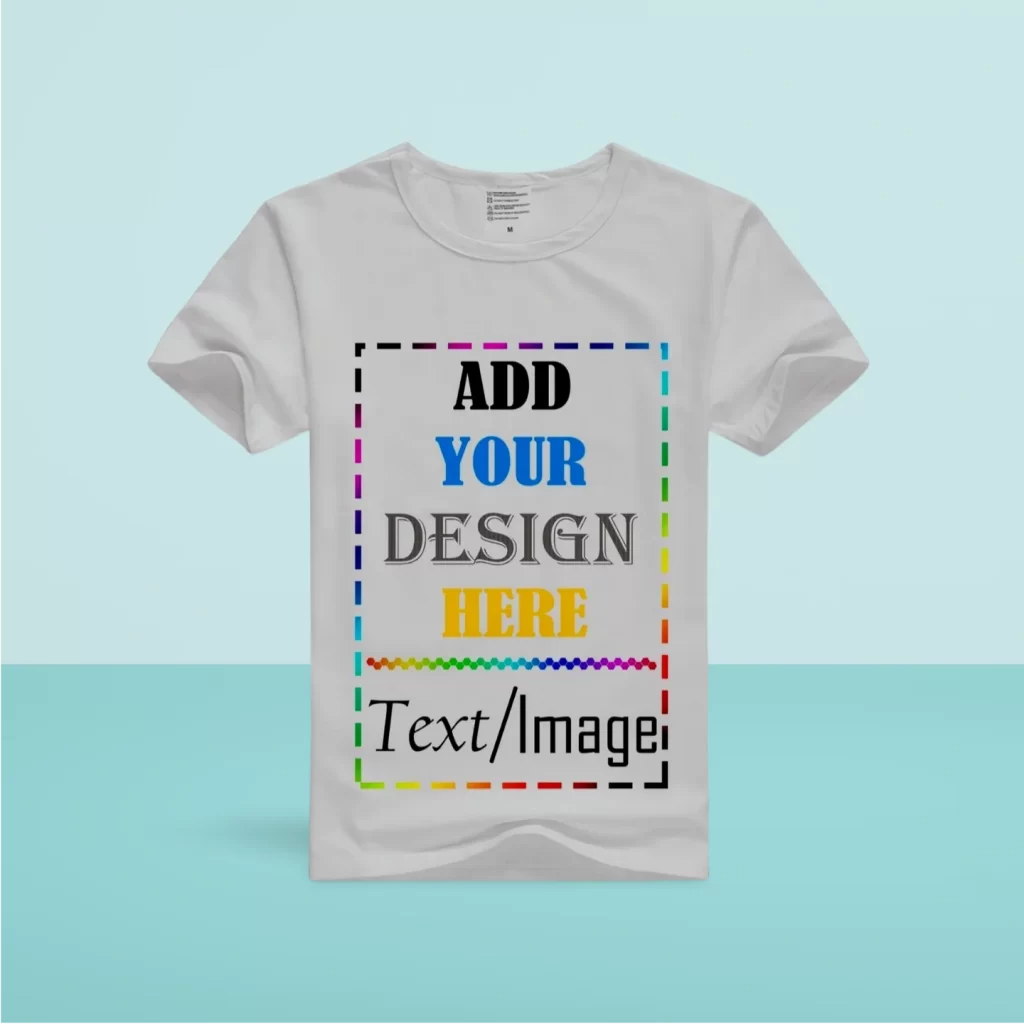 A t-shirt with custom logo and design.