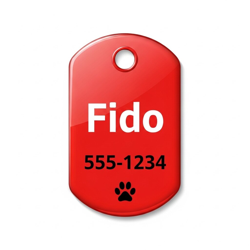 A design for Dog Tag for Sublimation 05