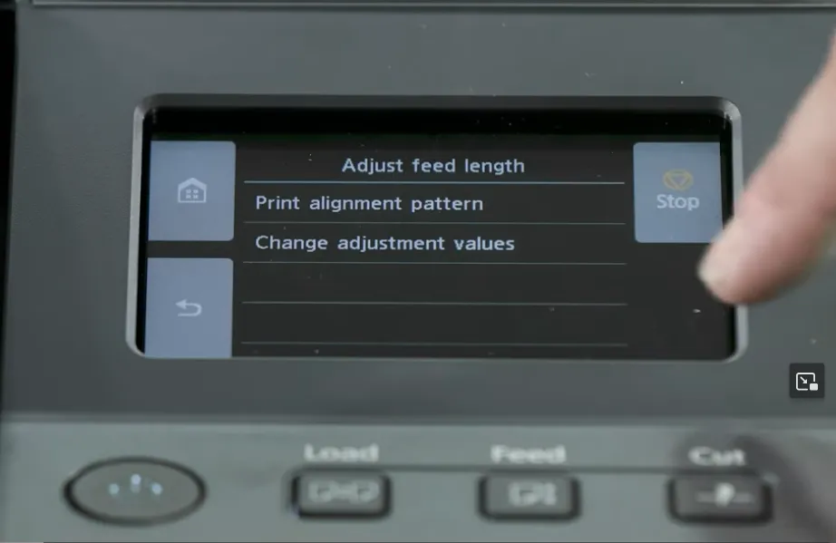 How To Fix Printer Banding adjust the length.