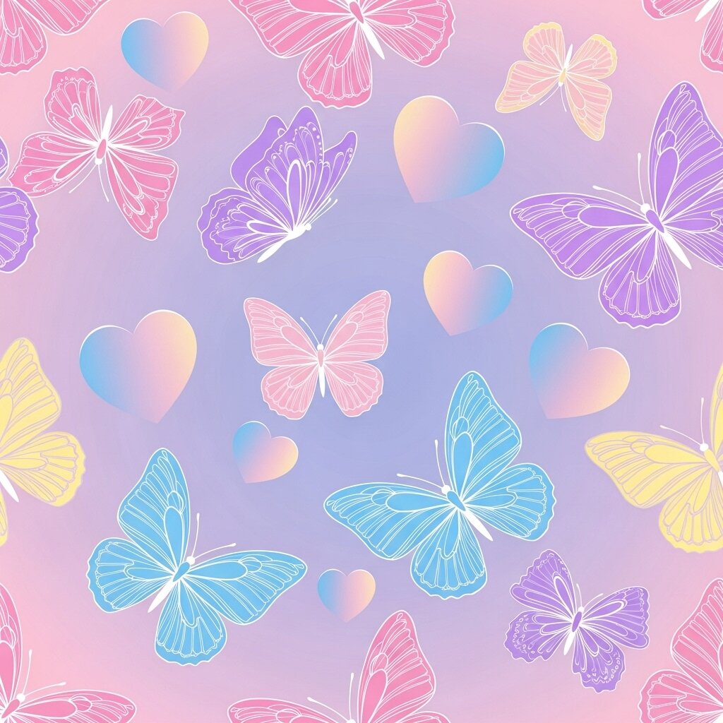 A Soft Girl Pastel Aesthetic design for sublimation.