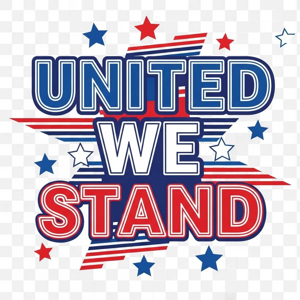 Patriotic sublimation design with bold typography and red, white, and blue accents.