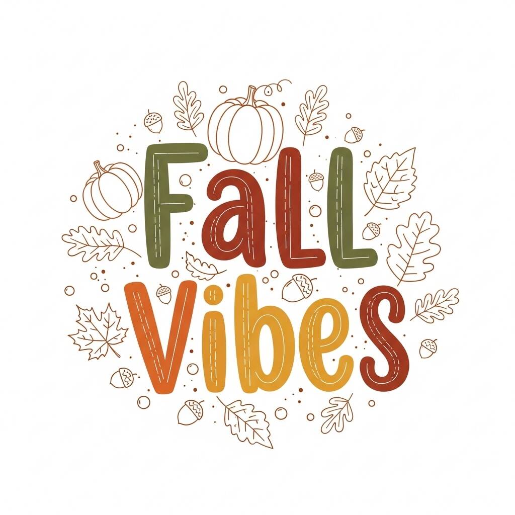 A cozy fall design that works beautifully for mugs and early autumn decor.