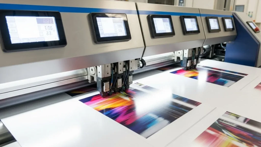 A digital-printing process