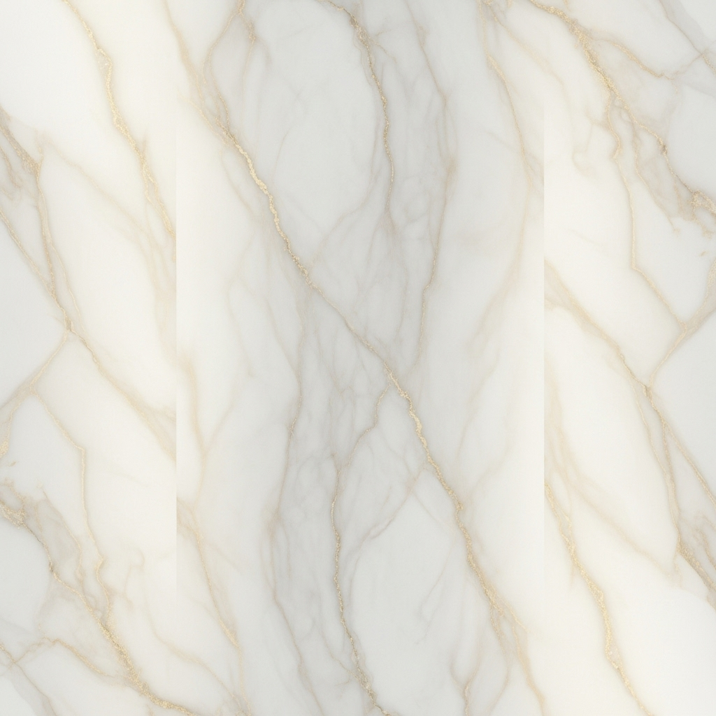 A flat marble-style sublimation wrap design with soft organic veining in light gray, cream, and subtle gold accents.