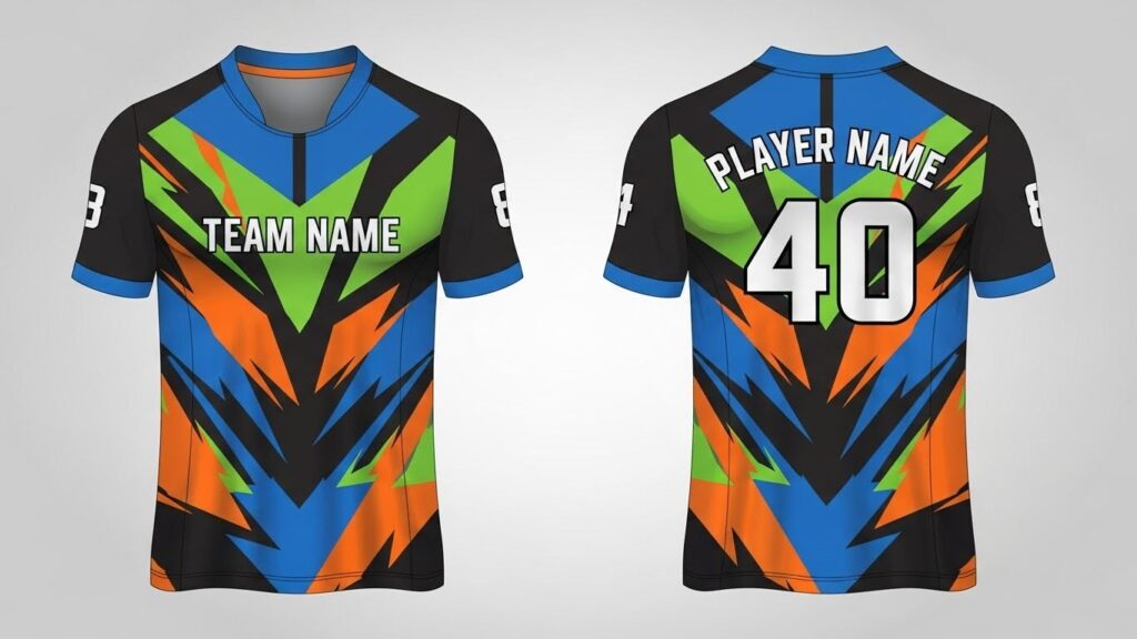 Custom team sublimation jersey design