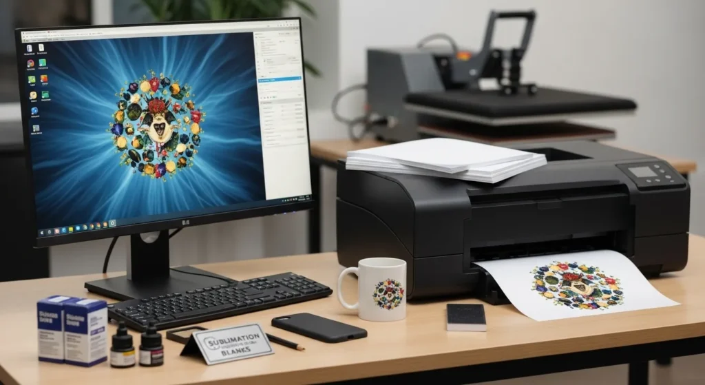 Using built-in screen calibration tools for better sublimation color accuracy.