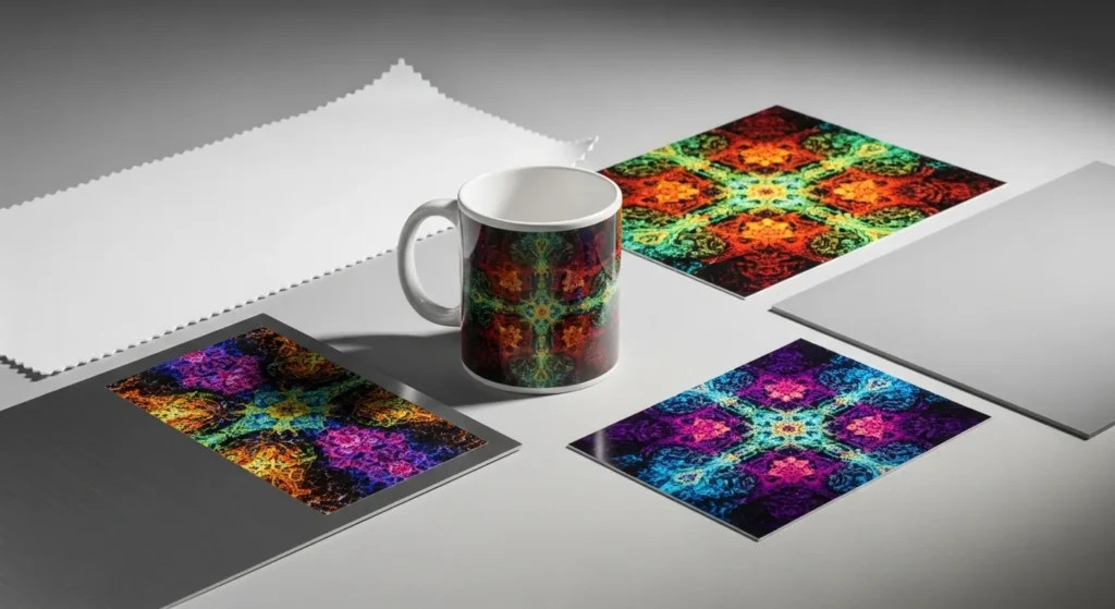 How different sublimation substrates affect color output