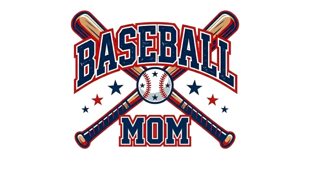 Cheer Mom school spirit design for sublimation apparel and accessories.