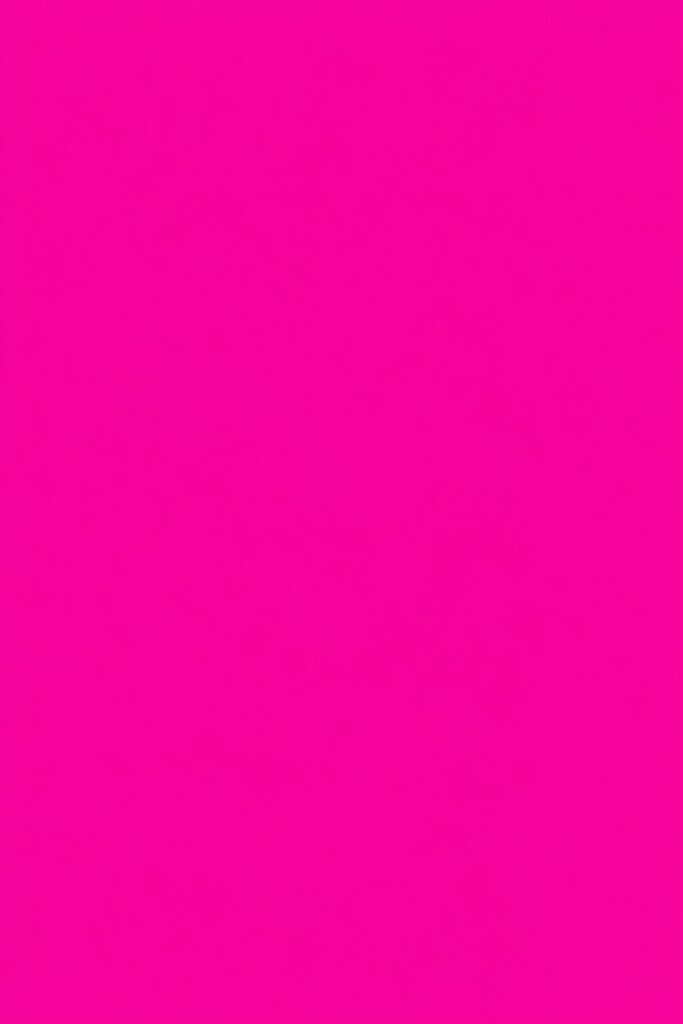 Solid magenta printer purge sheet covering the full printable area with uniform ink saturation, clean borderless printer maintenance page.
