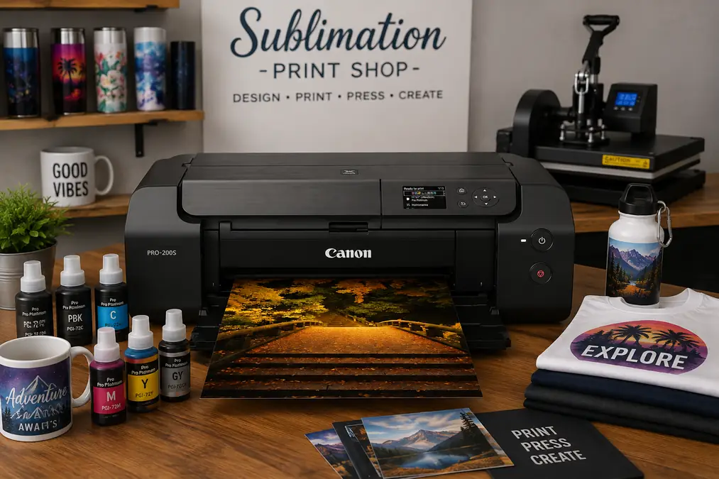 Canon PIXMA PRO-200 printer for vinyl stickers