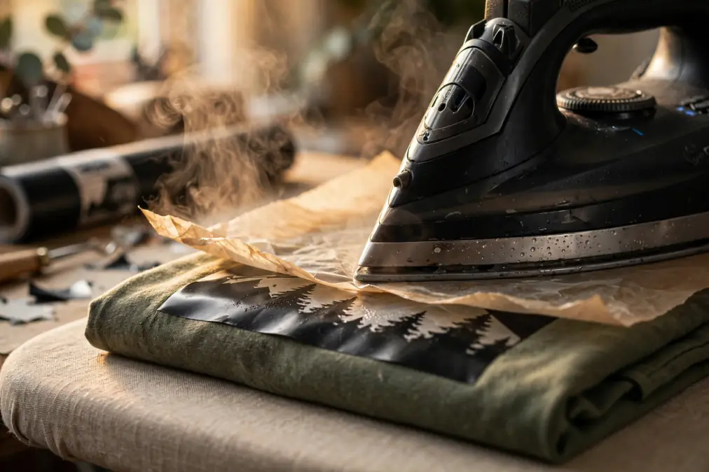 iron pressing vinyl