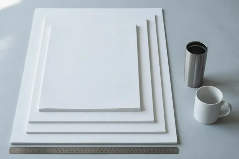 sublimation paper flatlay