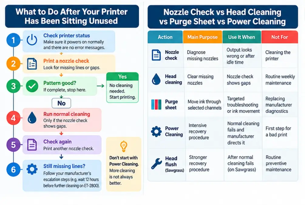 03 after idle printer recovery flow