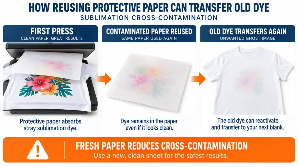 can you reuse sublimation protective paper