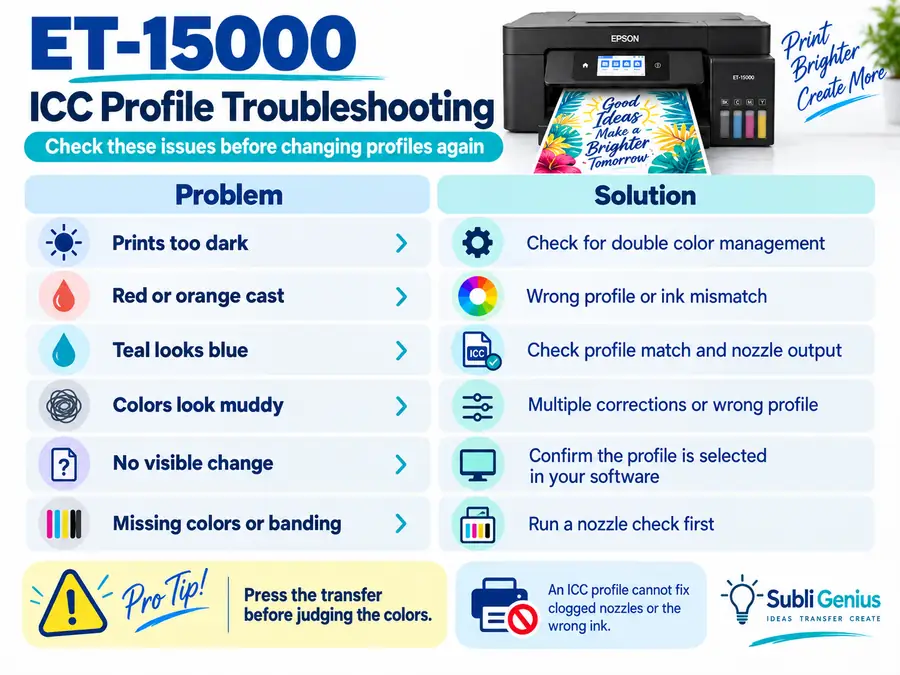 Troubleshooting guide for Epson ET-15000 ICC profile issues