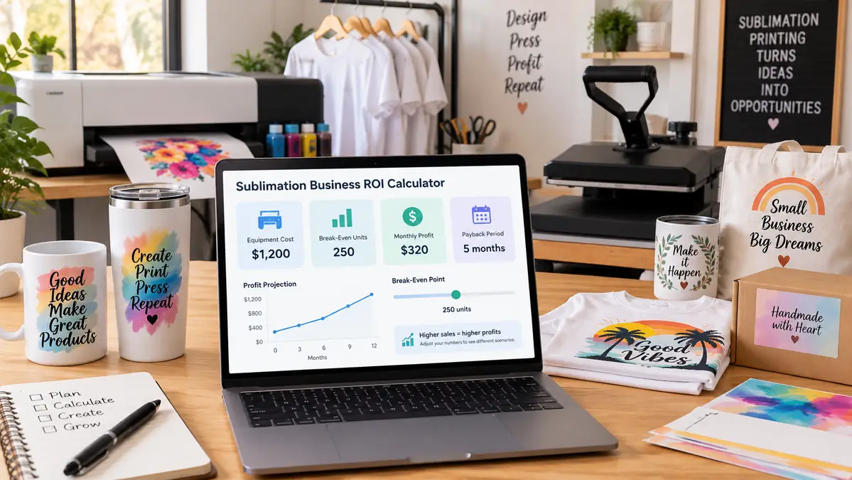 sublimation studio roi workspace