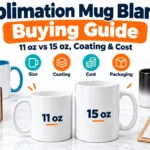 11 oz and 15 oz sublimation mug blanks with packaging and buying criteria